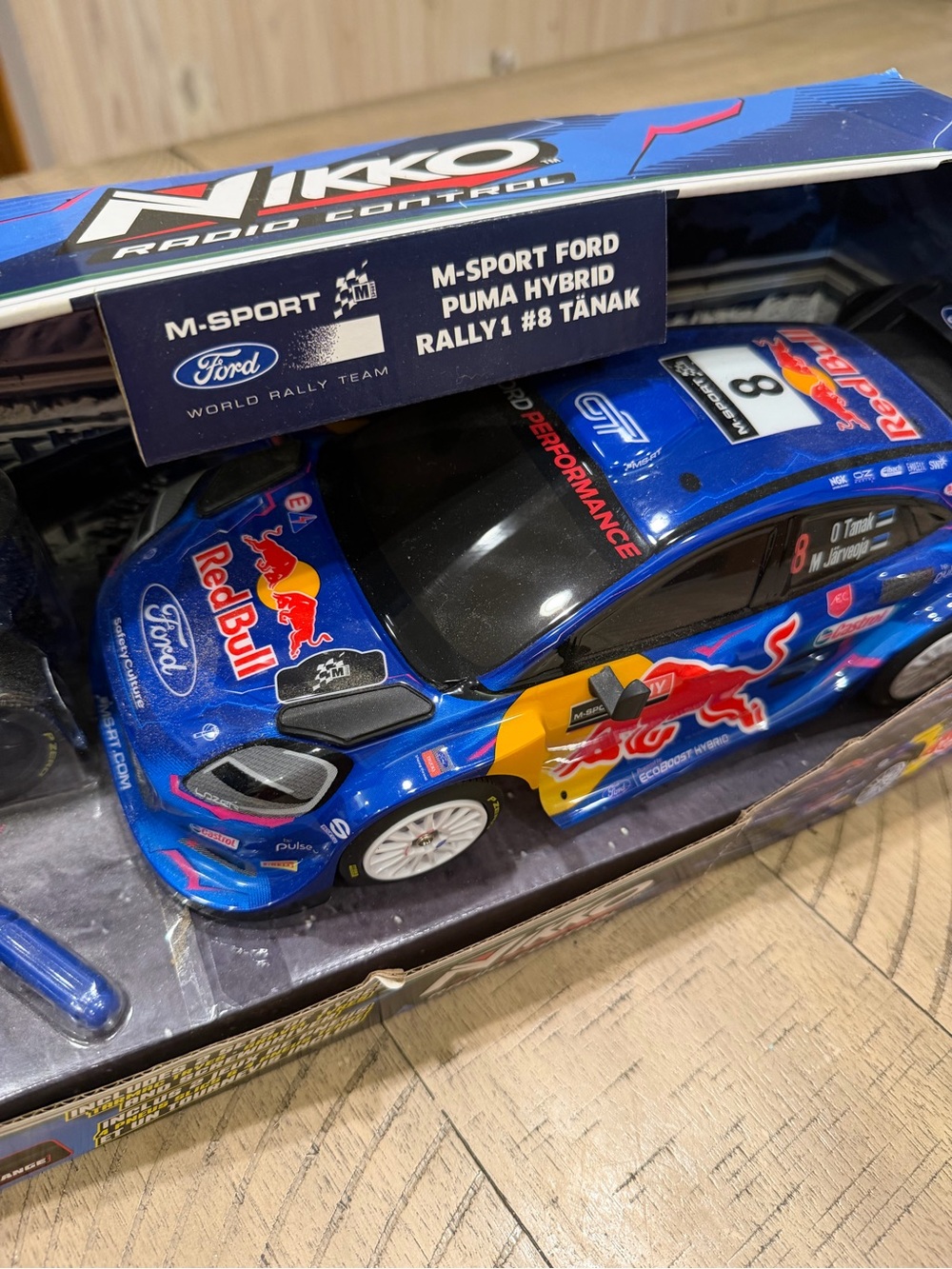 Radio Control Rally Car - Blue Red Bull Livery